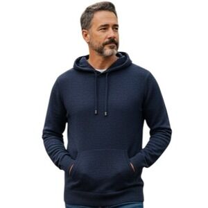 The Commons Men's size‎ Medium Brosnan Merino Preppy Quiet Luxury Casual Hoodie